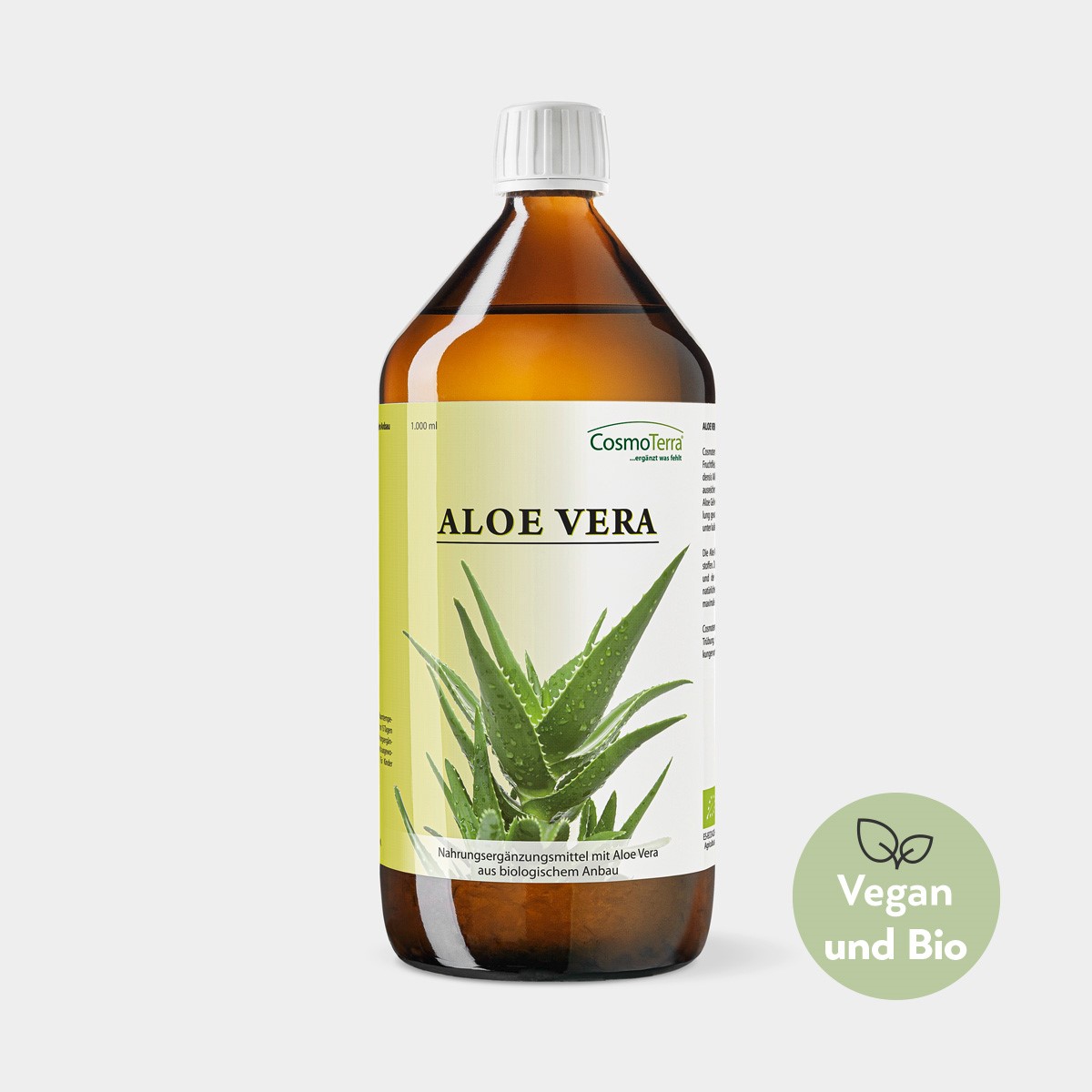 CosmoTerra Aloe Vera Saft 1000ml - Reformhaus Naturita